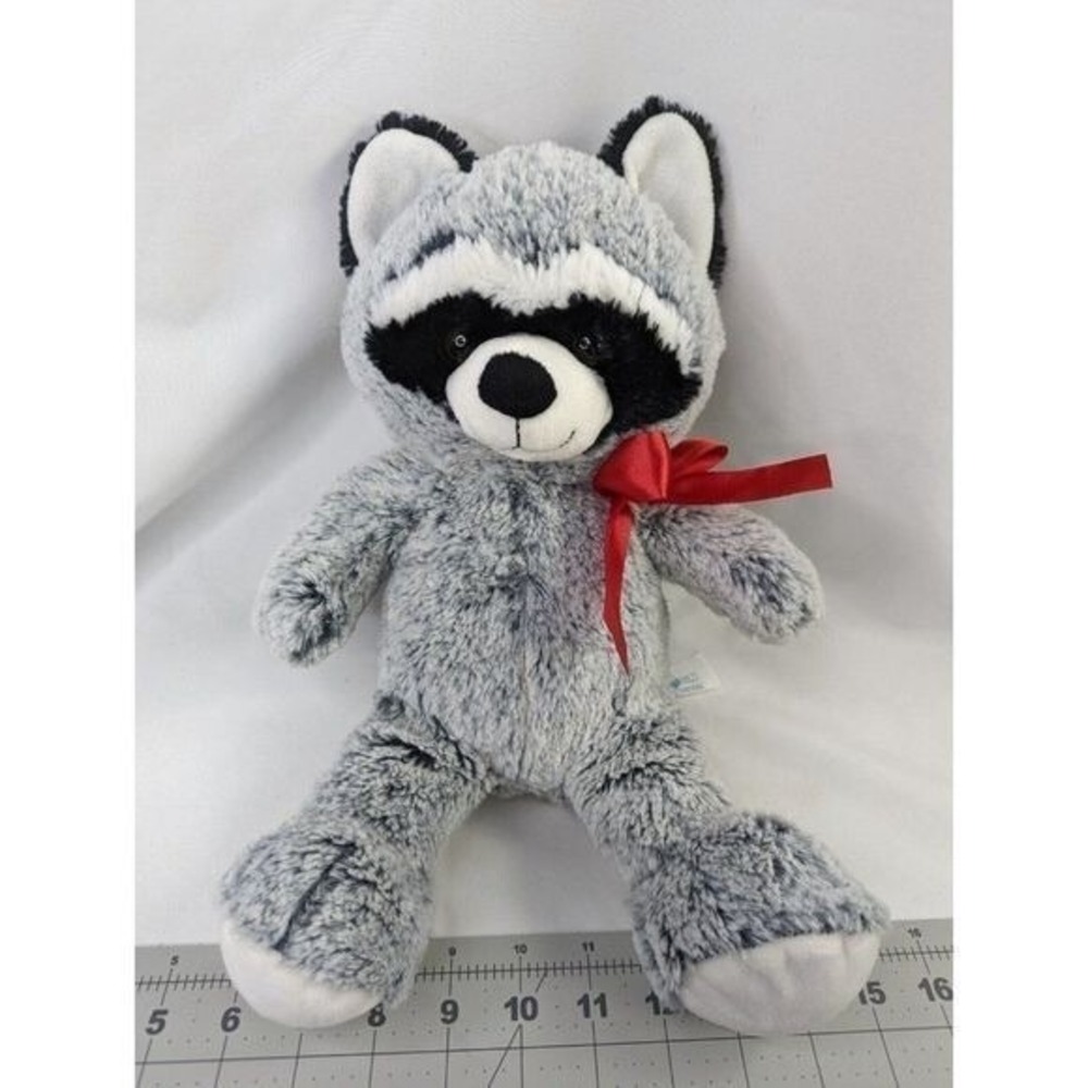 HugFun Raccoon Plush Gray 13 Inch 2017 Stuffed‎ Animal Toy